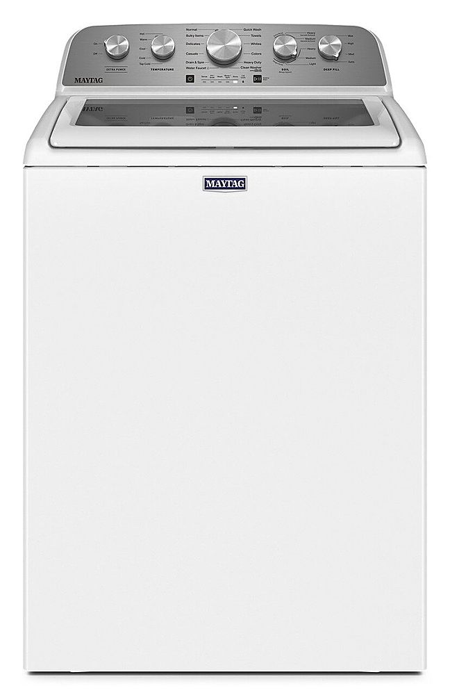 Maytag - 4.8 Cu. Ft. High Efficiency Top Load Washer with Extra Power Button - White_0