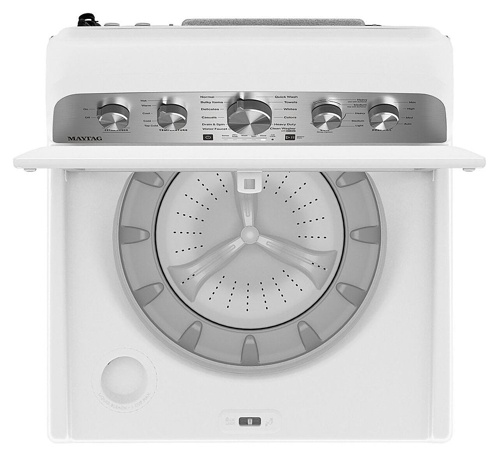 Maytag - 4.8 Cu. Ft. High Efficiency Top Load Washer with Extra Power Button - White_6