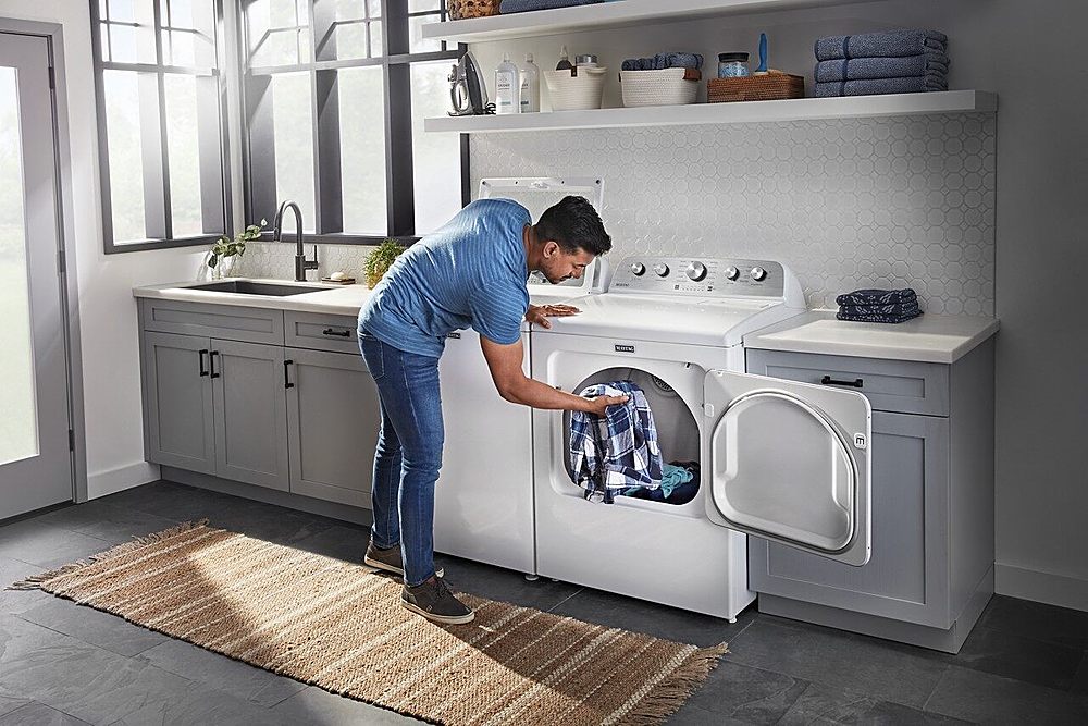 Maytag - 4.8 Cu. Ft. High Efficiency Top Load Washer with Extra Power Button - White_16