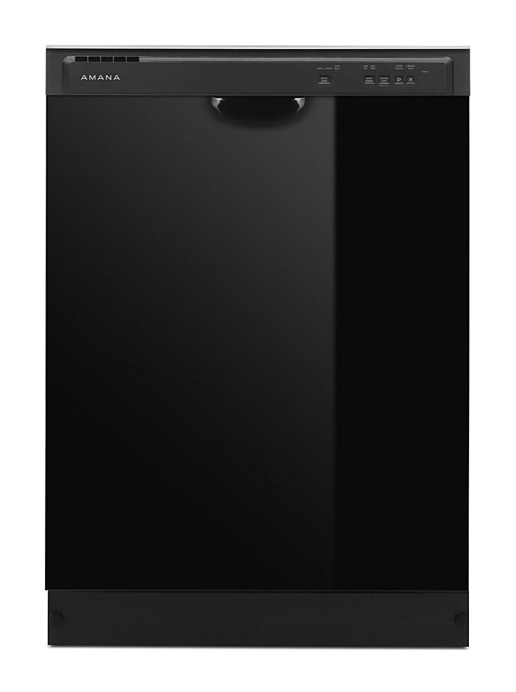 Amana - Front Control Built-In Dishwasher with Triple Filter Wash and 59 dBa - Black_0