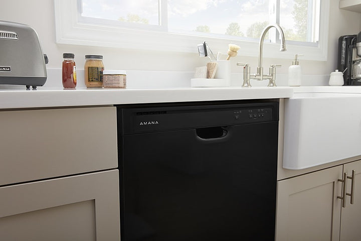 Amana - Front Control Built-In Dishwasher with Triple Filter Wash and 59 dBa - Black_6