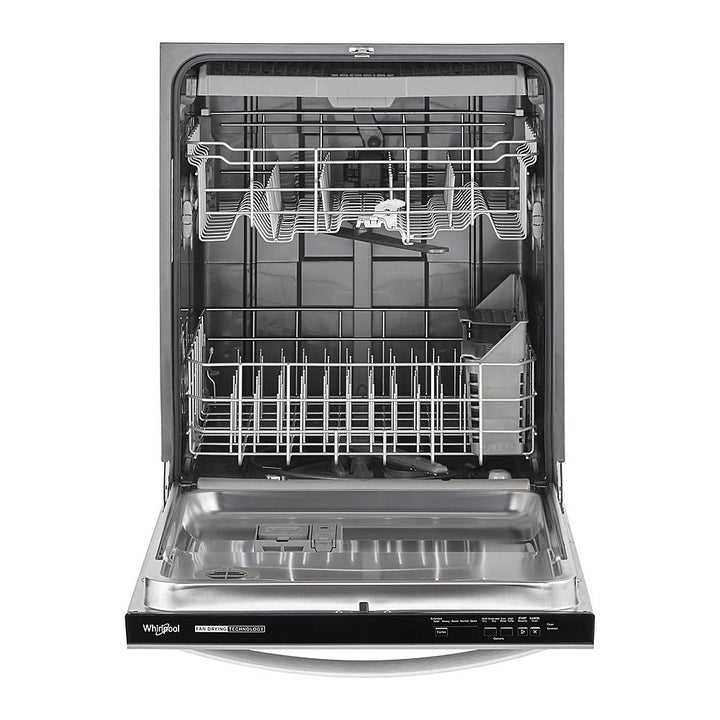 Whirlpool - Top Control Built-In Dishwasher with 3rd Rack and 51 dBa - Stainless Steel_2