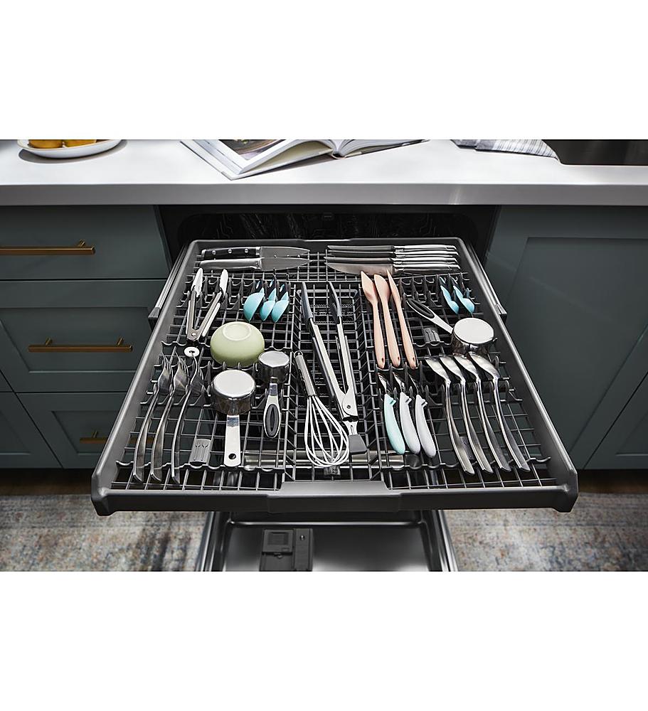 Whirlpool - Top Control Built-In Dishwasher with 3rd Rack and 51 dBa - Stainless Steel_4