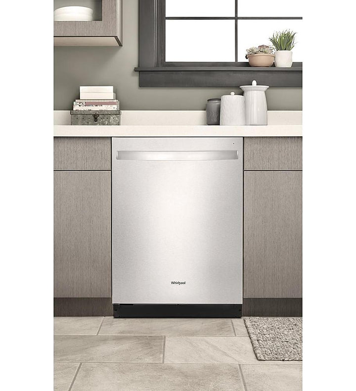 Whirlpool - Top Control Built-In Dishwasher with 3rd Rack and 51 dBa - Stainless Steel_5