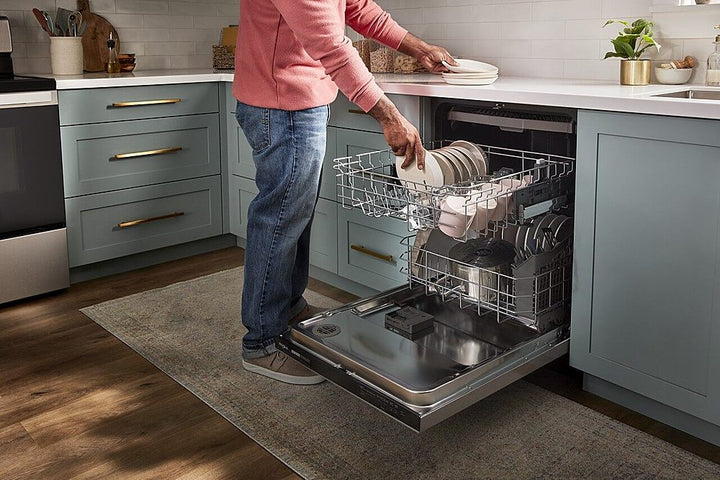 Whirlpool - Top Control Built-In Dishwasher with 3rd Rack and 51 dBa - Stainless Steel_9