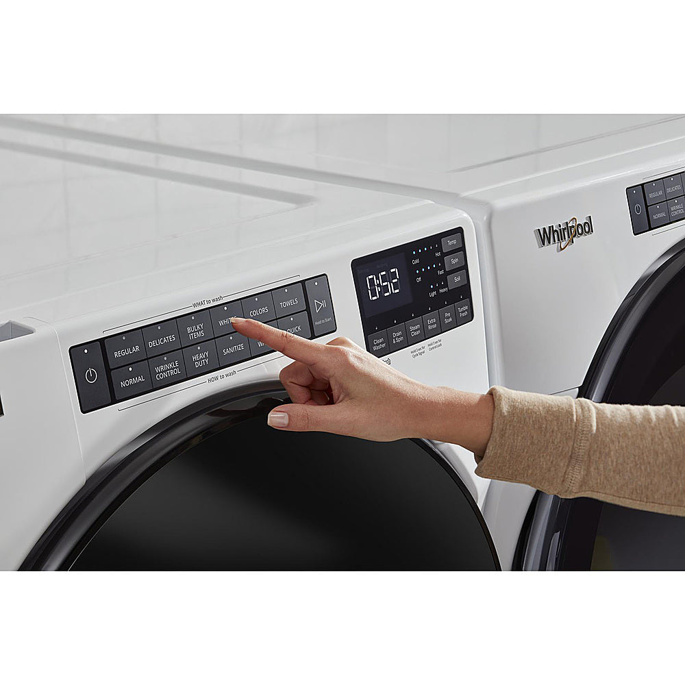 Whirlpool - 5.0 Cu. Ft. High-Efficiency Stackable Front Load Washer with Tumble Fresh - White_3