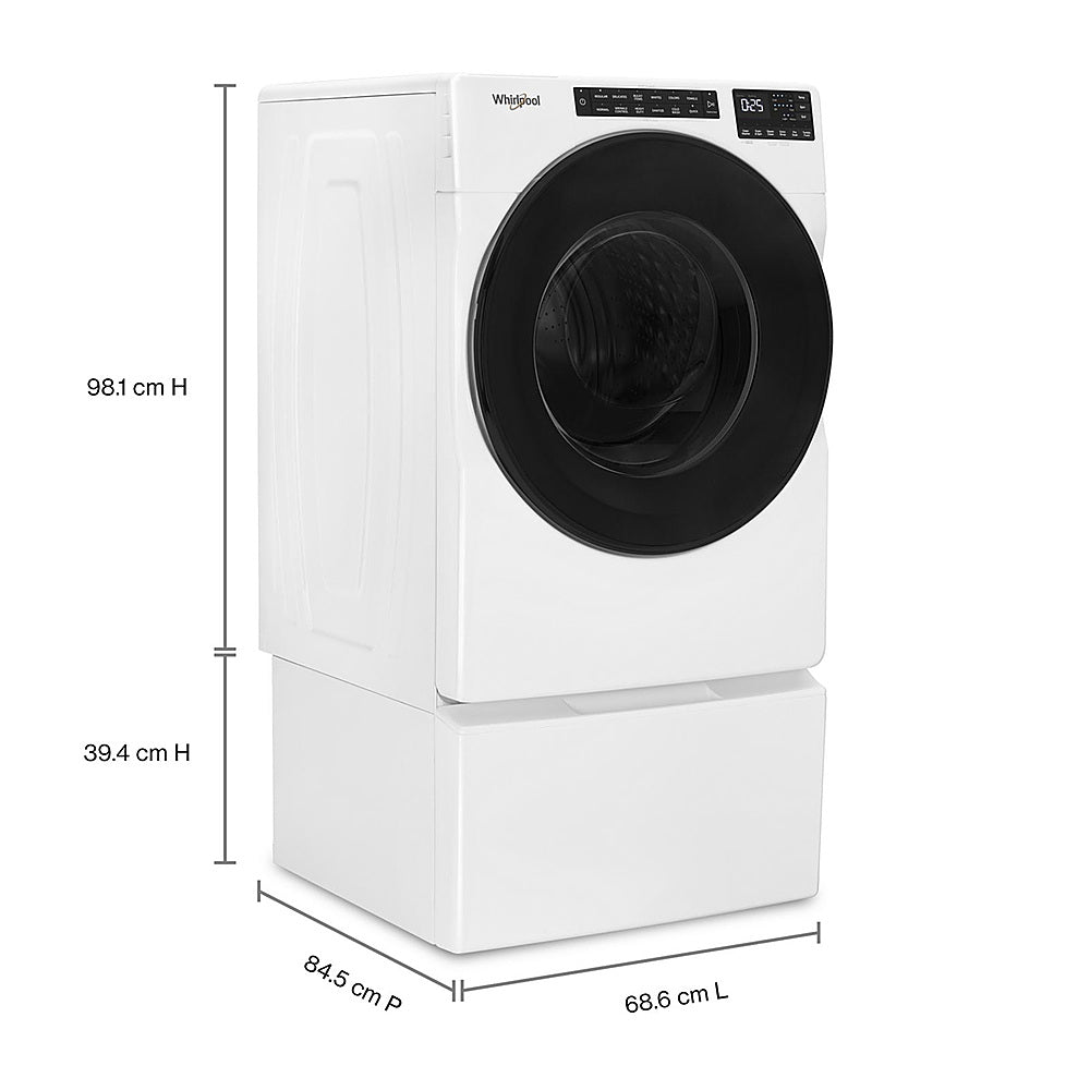 Whirlpool - 5.0 Cu. Ft. High-Efficiency Stackable Front Load Washer with Tumble Fresh - White_10