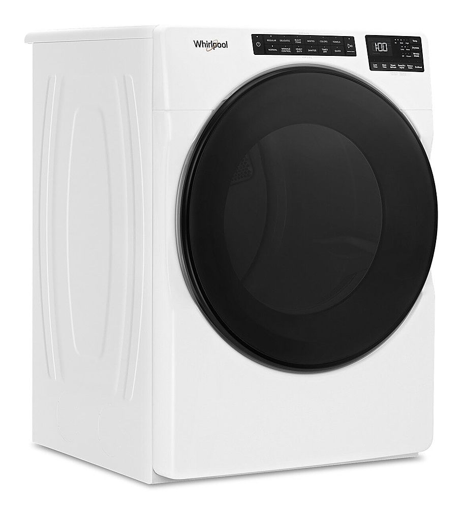 Whirlpool - 7.4 Cu. Ft. Stackable Electric Dryer with Wrinkle Shield Plus Option - White_1