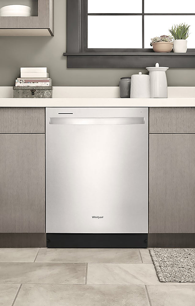 Whirlpool - Top Control Built-In Dishwasher with Boost Cycle and 55 dBa - Stainless Steel_10