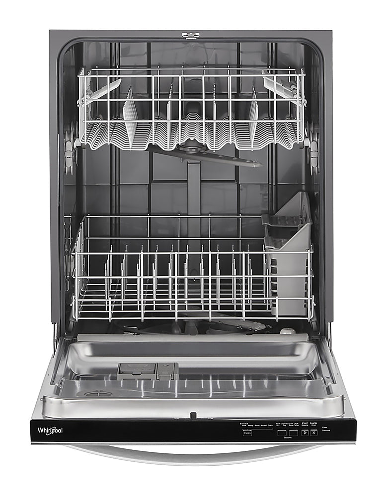 Whirlpool - Top Control Built-In Dishwasher with Boost Cycle and 55 dBa - Stainless Steel_1