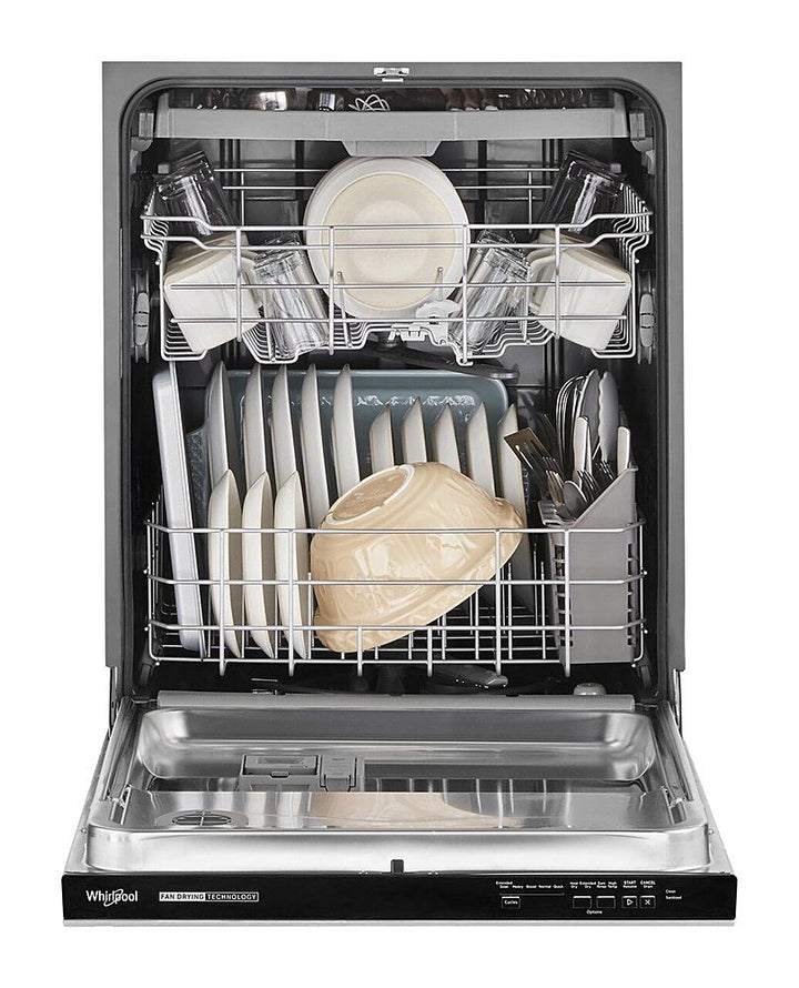 Whirlpool - Top Control Built-In Dishwasher with 3rd Rack and 51 dBa - Stainless Steel_3