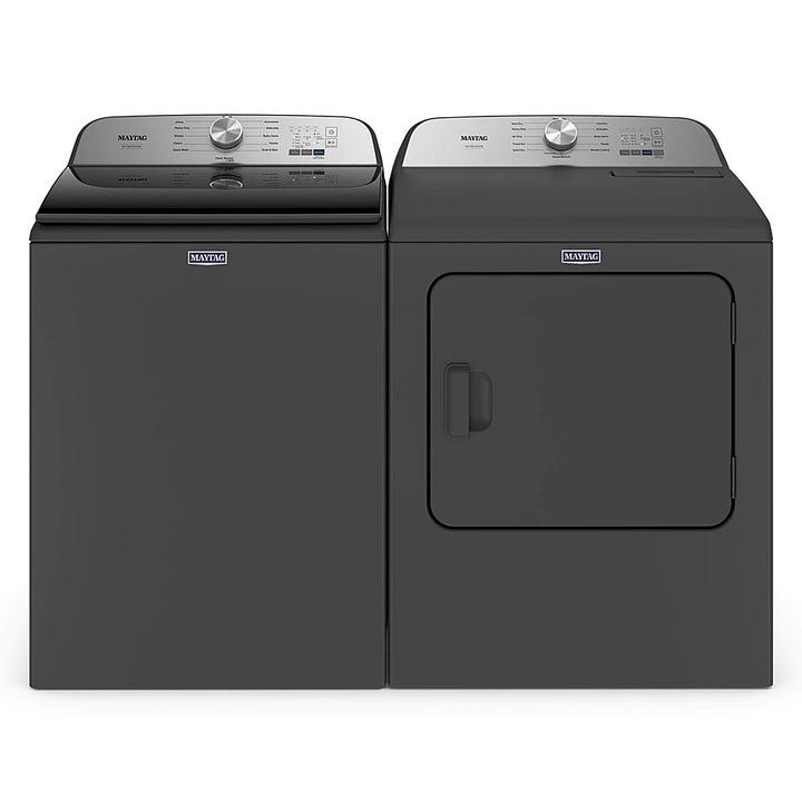 Maytag - 4.7 Cu. Ft. High Efficiency Top Load Washer with Pet Pro System - Volcano Black_11