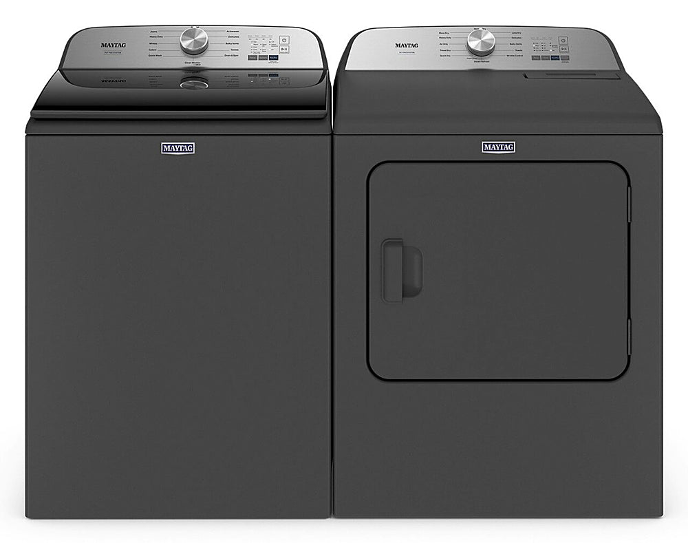Maytag - 7.0 Cu. Ft. Electric Dryer with Steam and Pet Pro System - Volcano Black_5