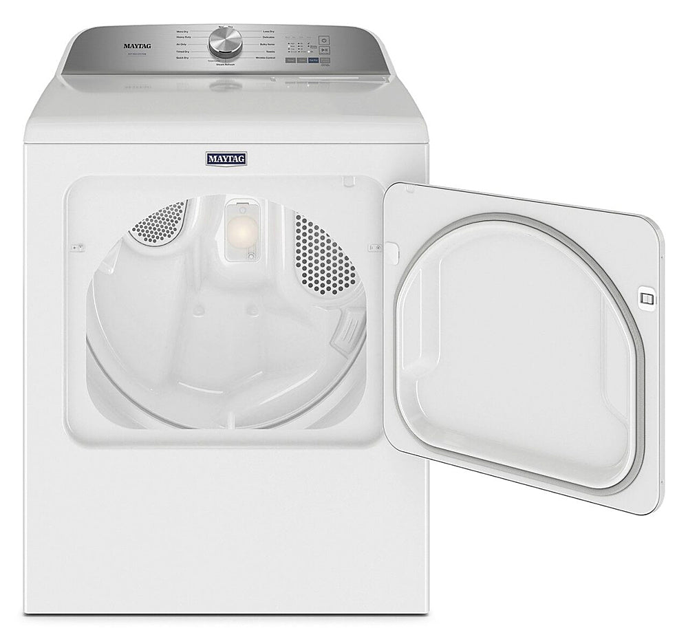 Maytag - 7.0 Cu. Ft. Electric Dryer with Steam and Pet Pro System - White_11