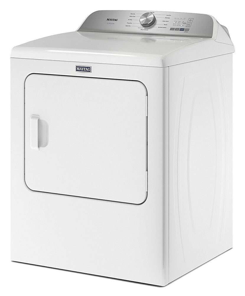 Maytag - 7.0 Cu. Ft. Electric Dryer with Steam and Pet Pro System - White_9