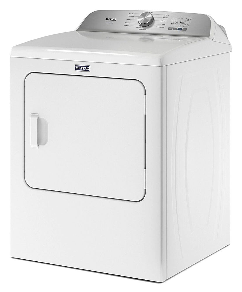 Maytag - 7.0 Cu. Ft. Gas Dryer with Steam and Pet Pro System - White_0