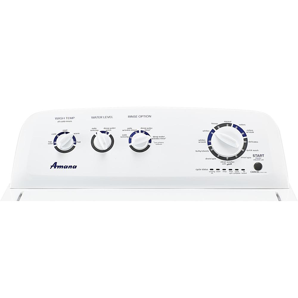 Amana - 3.8 Cu. Ft. High Efficiency Top Load Washer with with High-Efficiency Agitator - White_1