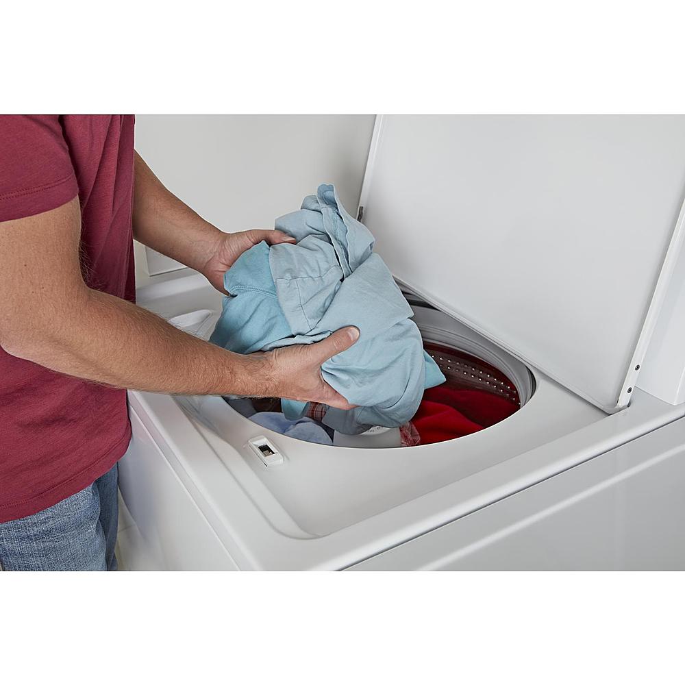 Amana - 3.8 Cu. Ft. High Efficiency Top Load Washer with with High-Efficiency Agitator - White_5