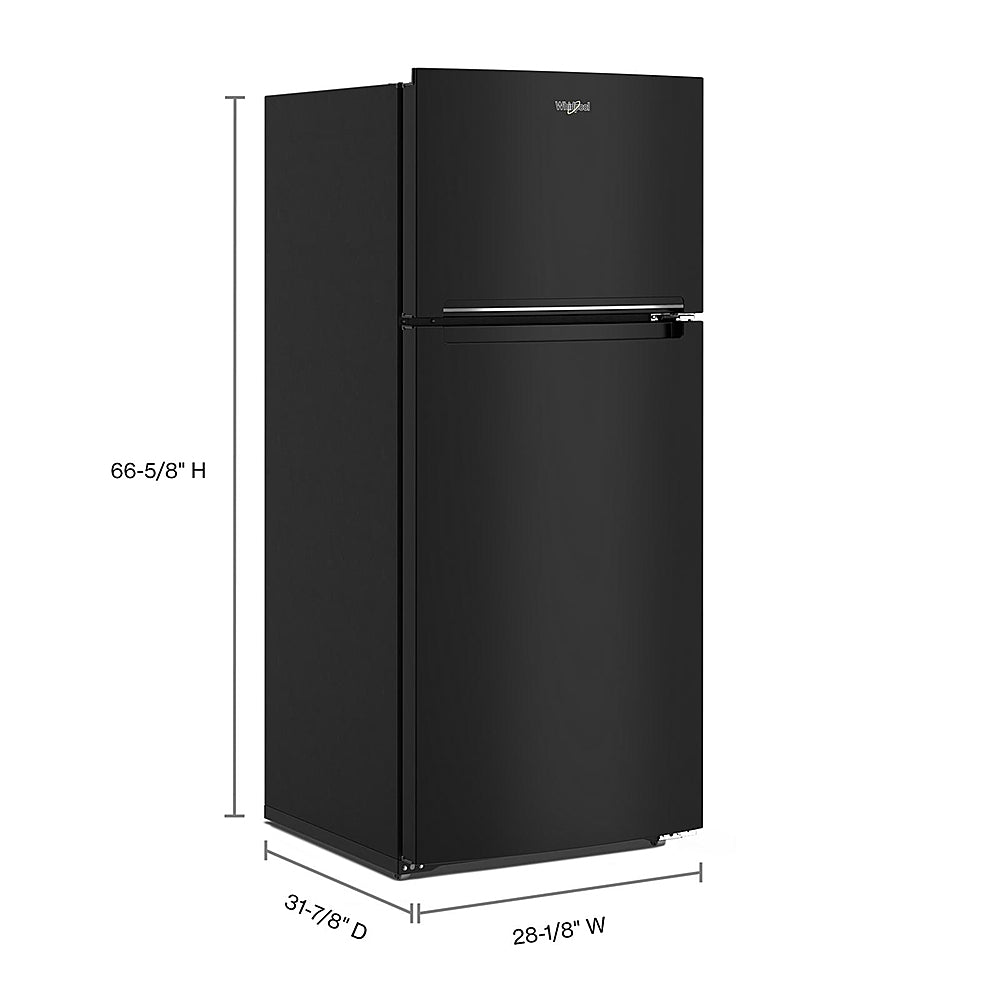 Whirlpool - 16.3 Cu. Ft. Top-Freezer Refrigerator - Black_1
