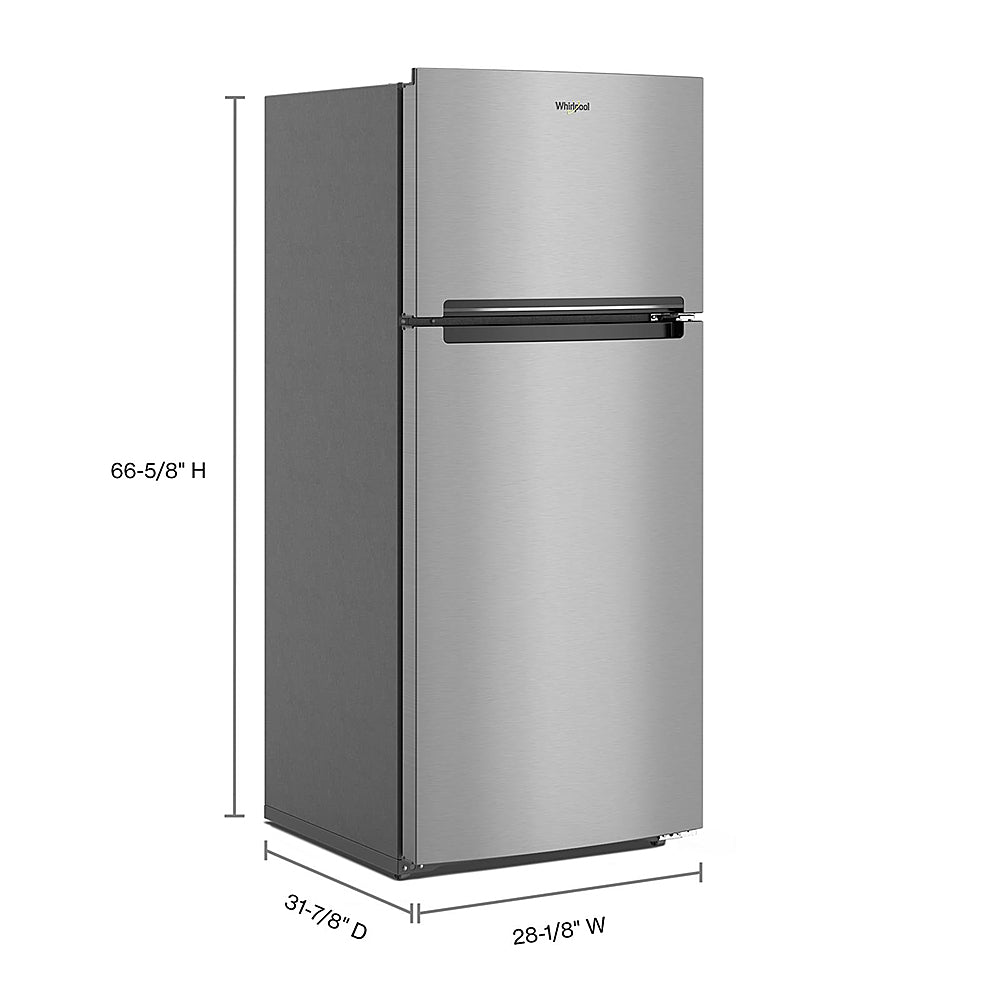 Whirlpool - 16.3 Cu. Ft. Top-Freezer Refrigerator - Stainless Steel_1