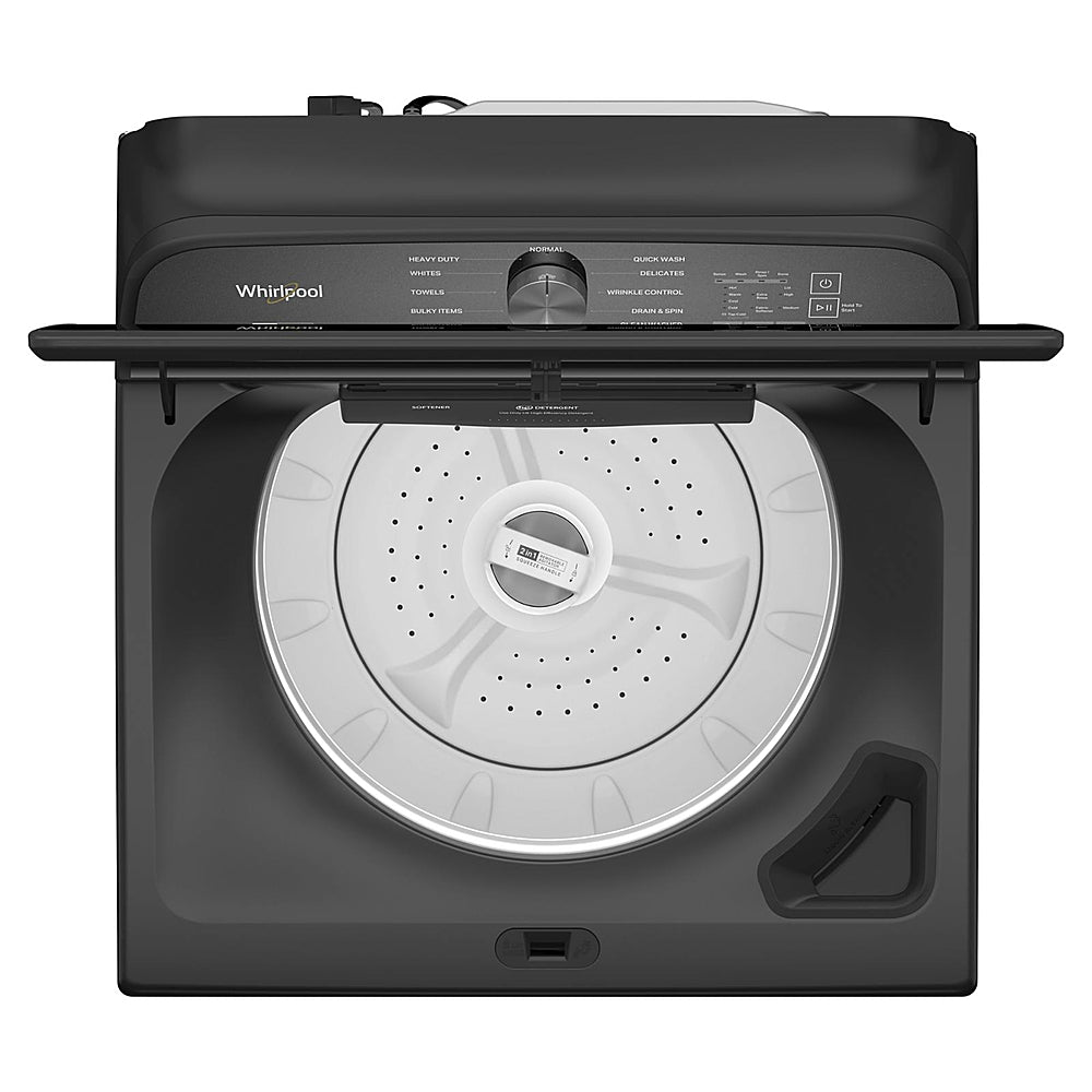 Whirlpool - 5.3 Cu. Ft. High Efficiency Top Load Washer with 2 in 1 Removable Agitator - Volcano Black_6
