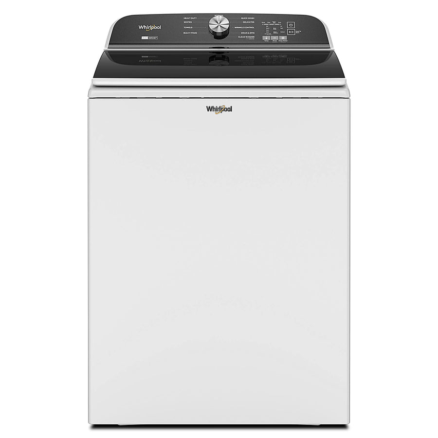 Whirlpool - 5.3 Cu. Ft. High Efficiency Top Load Washer with 2 in 1 Removable Agitator - White_0