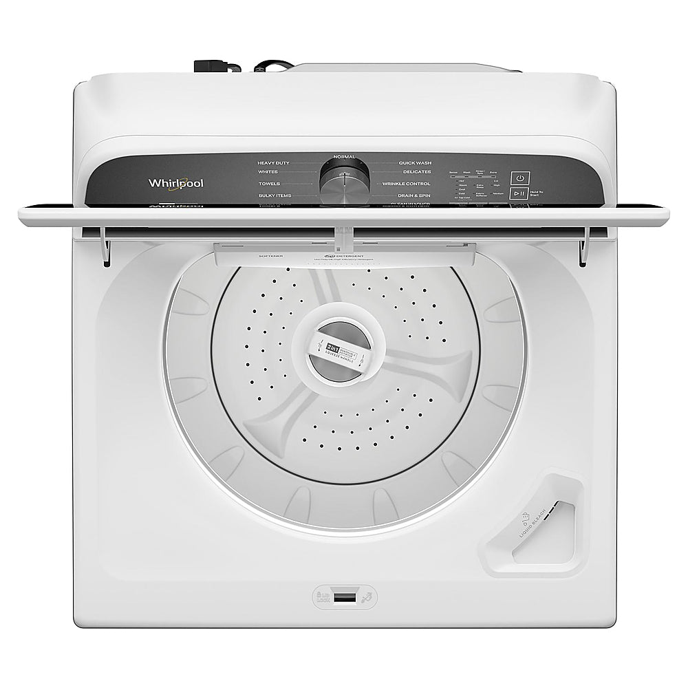 Whirlpool - 5.3 Cu. Ft. High Efficiency Top Load Washer with 2 in 1 Removable Agitator - White_2