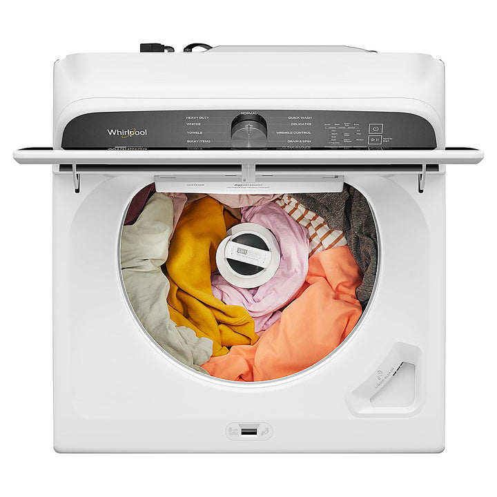 Whirlpool - 5.3 Cu. Ft. High Efficiency Top Load Washer with 2 in 1 Removable Agitator - White_3