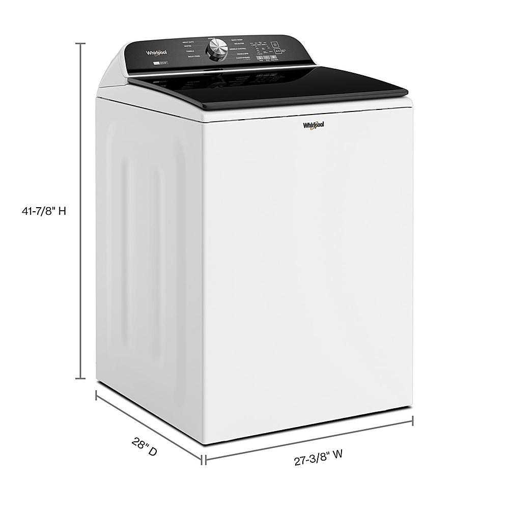 Whirlpool - 5.3 Cu. Ft. High Efficiency Top Load Washer with 2 in 1 Removable Agitator - White_1