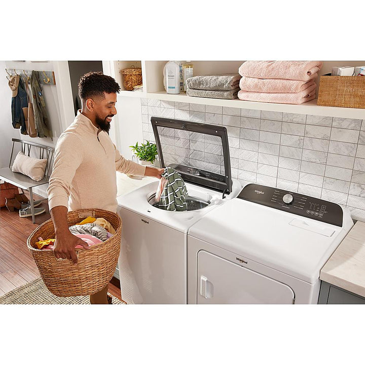 Whirlpool - 5.3 Cu. Ft. High Efficiency Top Load Washer with 2 in 1 Removable Agitator - White_9