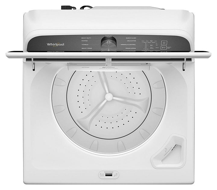 Whirlpool - 5.3 Cu. Ft. High Efficiency Top Load Washer with Deep Water Wash Option - White_2