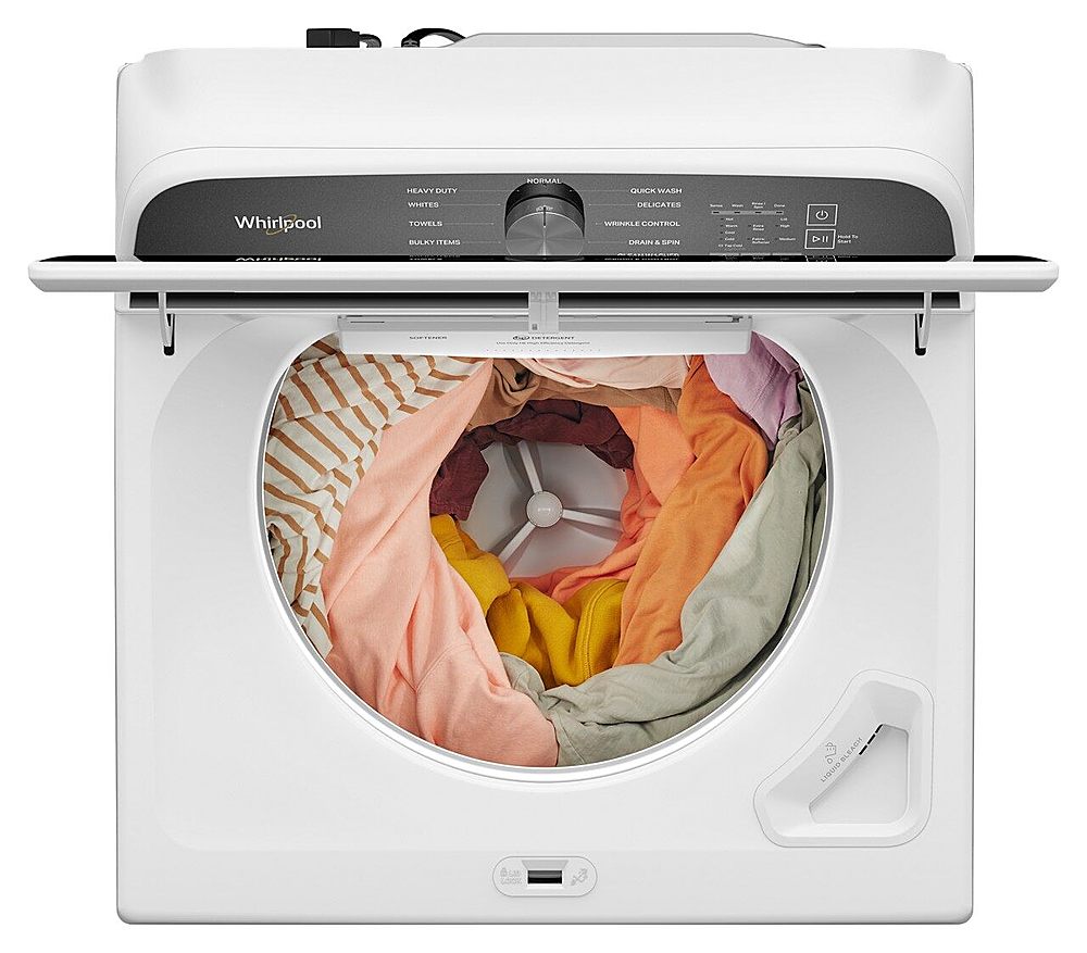 Whirlpool - 5.3 Cu. Ft. High Efficiency Top Load Washer with Deep Water Wash Option - White_3