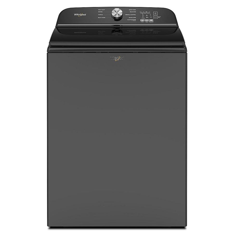 Whirlpool - 5.3 Cu. Ft. High Efficiency Top Load Washer with Deep Water Wash Option - Volcano Black_0