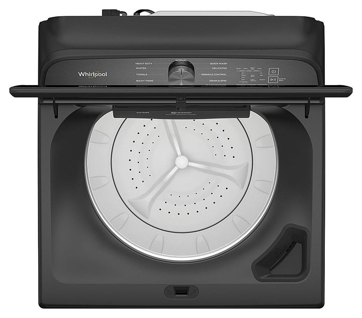 Whirlpool - 5.3 Cu. Ft. High Efficiency Top Load Washer with Deep Water Wash Option - Volcano Black_2