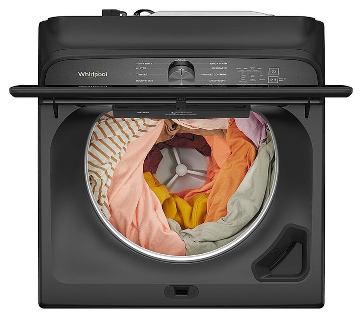 Whirlpool - 5.3 Cu. Ft. High Efficiency Top Load Washer with Deep Water Wash Option - Volcano Black_3