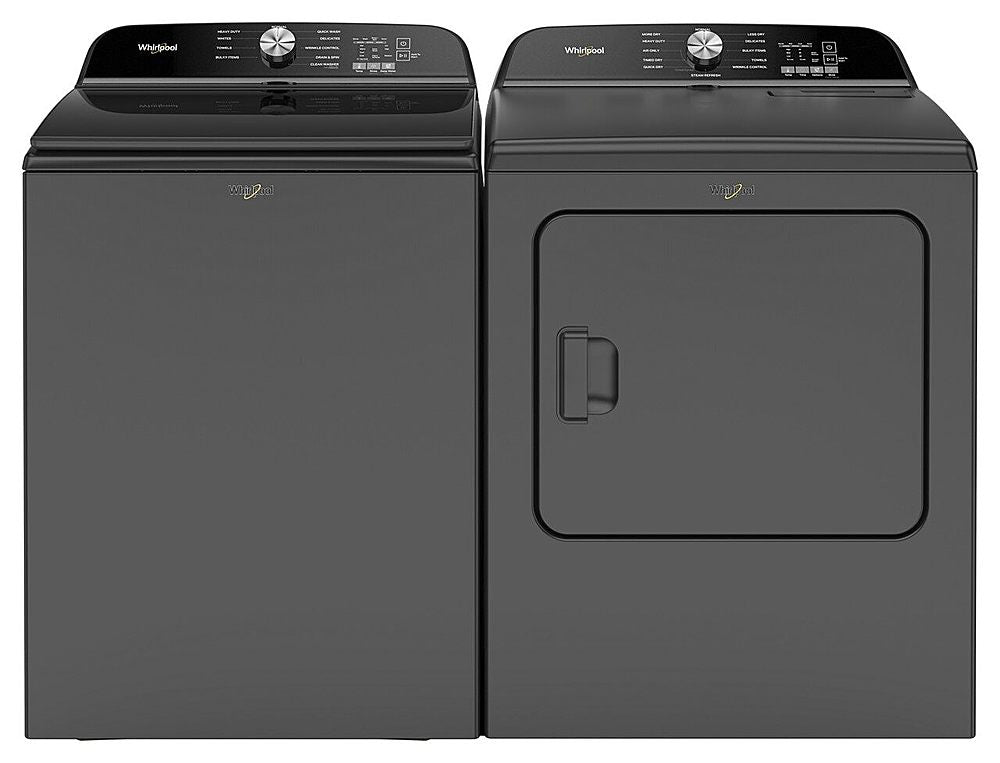 Whirlpool - 5.3 Cu. Ft. High Efficiency Top Load Washer with Deep Water Wash Option - Volcano Black_7