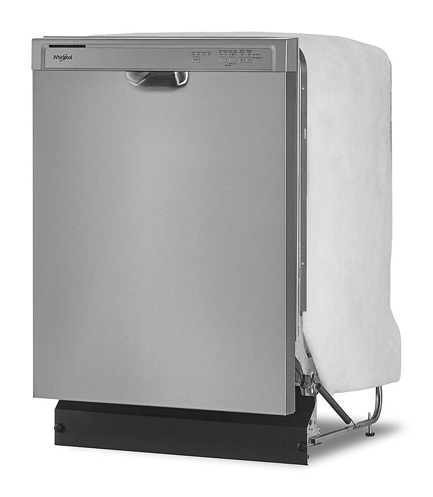 Whirlpool - Front Control Built-In Dishwasher with Boost Cycle and 57 dBa - Stainless Steel_1