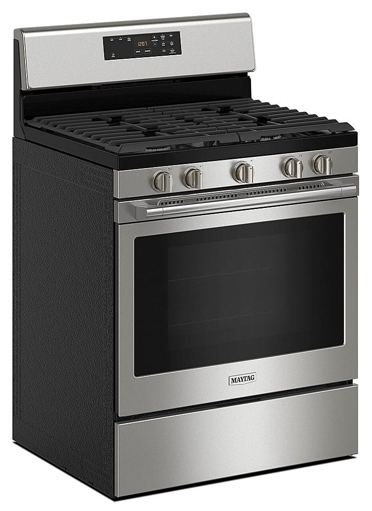 Maytag - 5.0 Cu. Ft. Freestanding Gas Range with High Temp Self Clean - Stainless Steel_1
