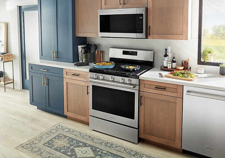 Maytag - 5.0 Cu. Ft. Freestanding Gas Range with High Temp Self Clean - Stainless Steel_13