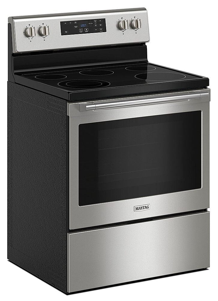 Maytag - 5.3 Cu. Ft. Freestanding Electric Range with Steam Clean - Stainless Steel_11