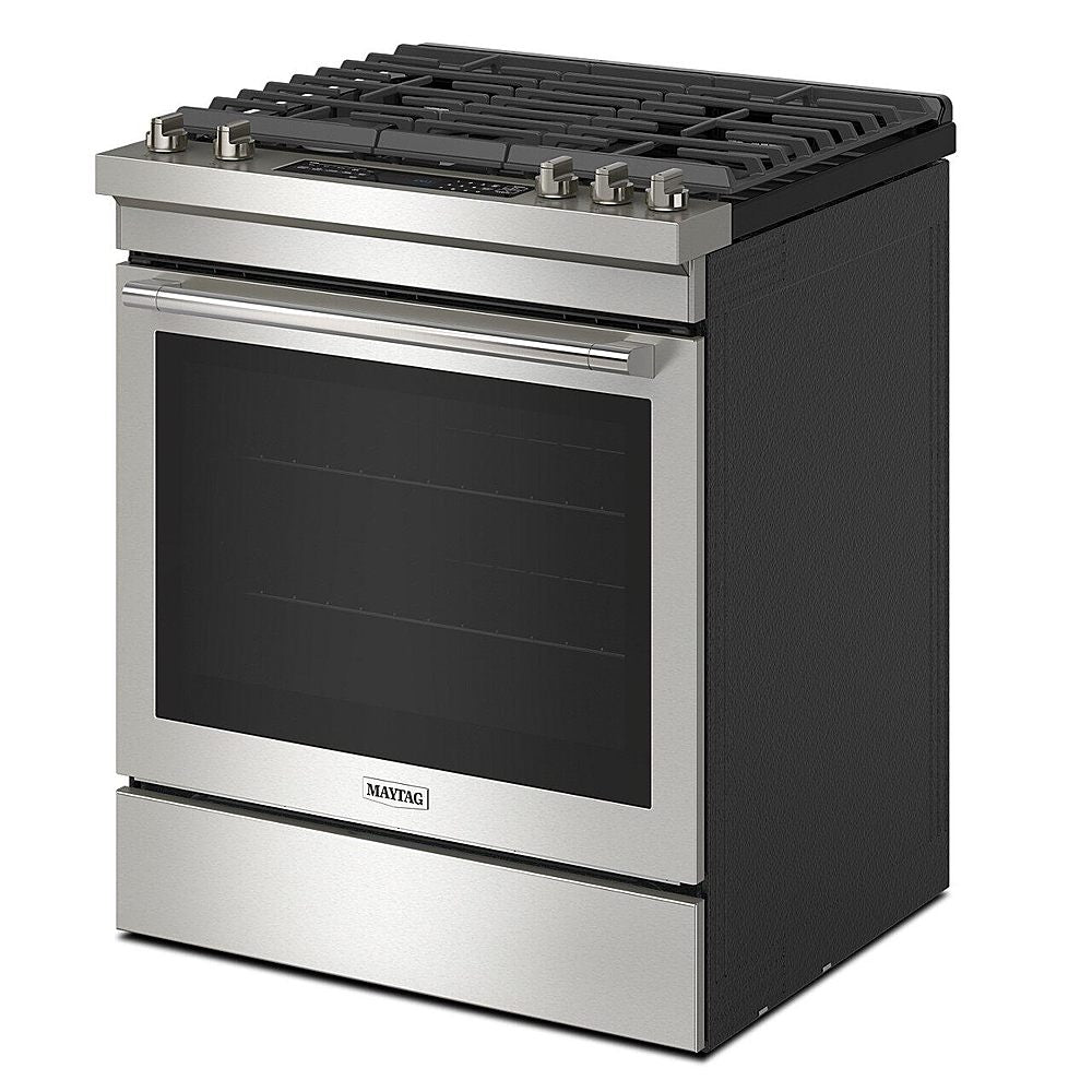 Maytag - 6.4 Cu. Ft. Freestanding Gas Range with Air Fry - Stainless Steel_1