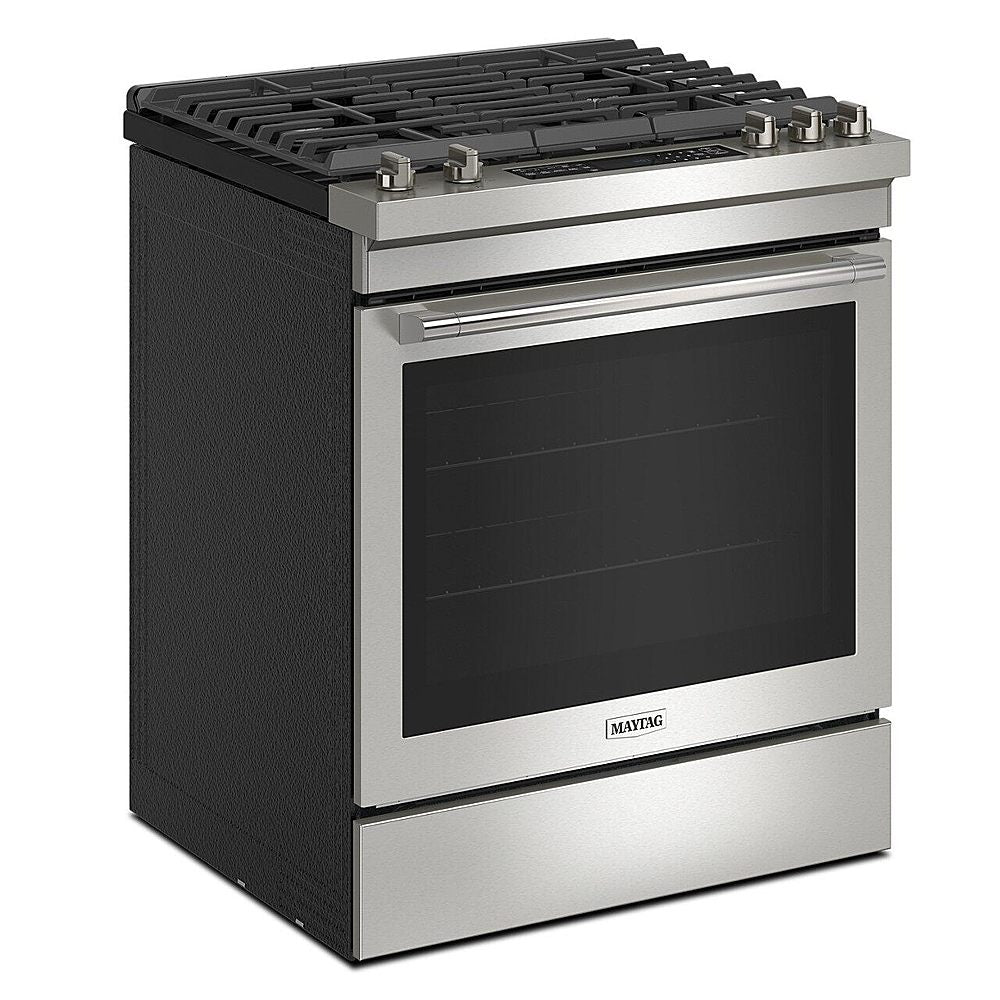 Maytag - 6.4 Cu. Ft. Freestanding Gas Range with Air Fry - Stainless Steel_9