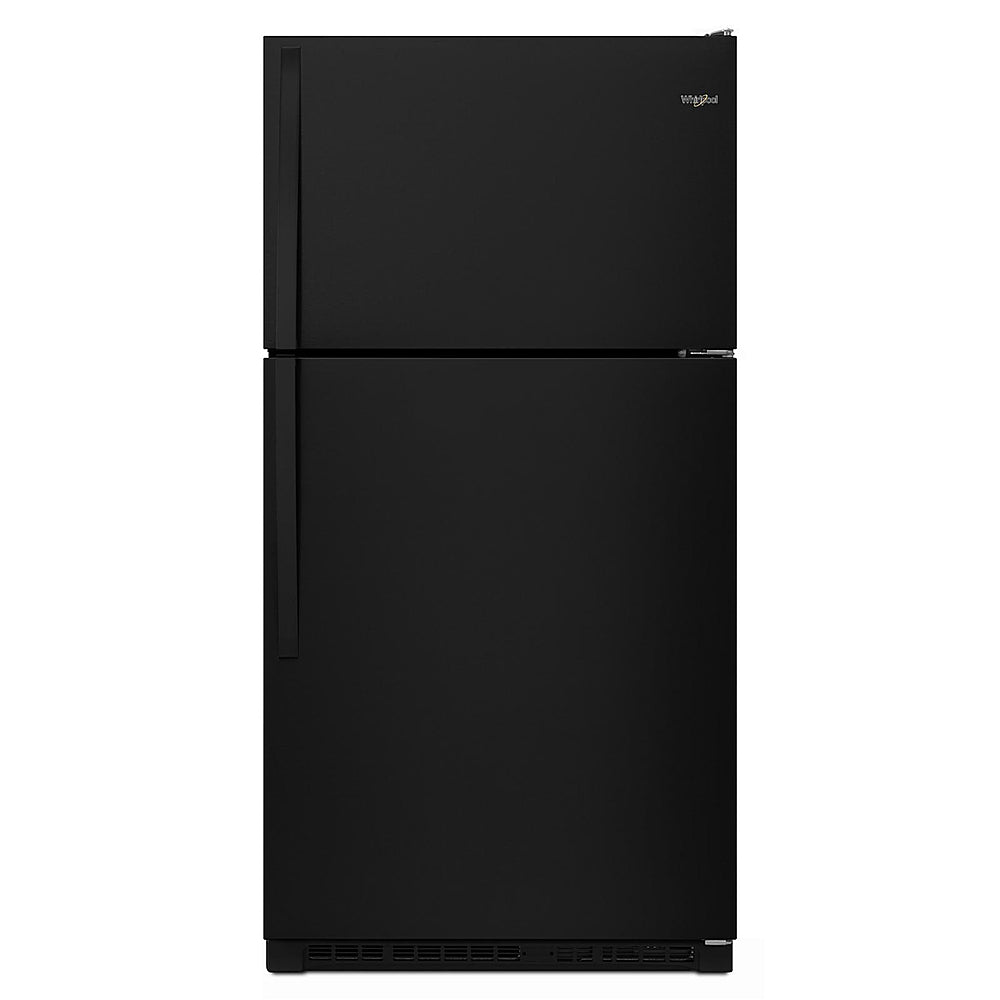 Whirlpool - 20.5 Cu. Ft. Top-Freezer Refrigerator - Black_0