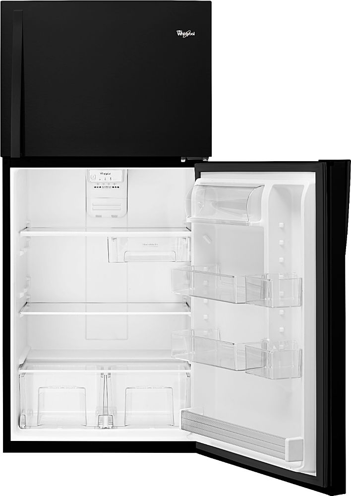 Whirlpool - 19.3 Cu. Ft. Top-Freezer Refrigerator - Black_2