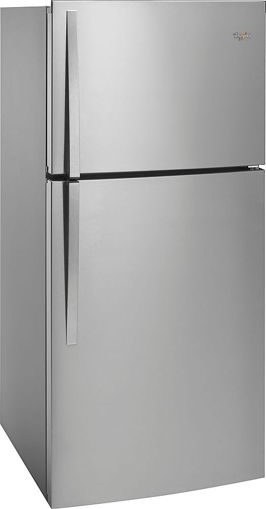 Whirlpool - 19.3 Cu. Ft. Top-Freezer Refrigerator - Monochromatic Stainless Steel_7