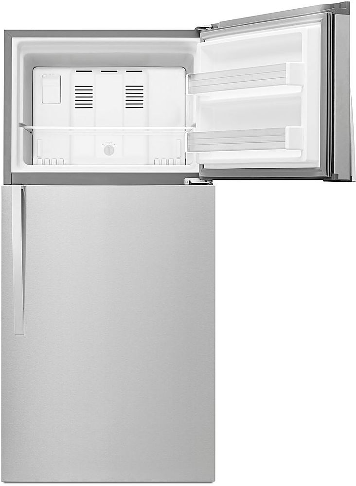 Whirlpool - 19.3 Cu. Ft. Top-Freezer Refrigerator - Monochromatic Stainless Steel_5