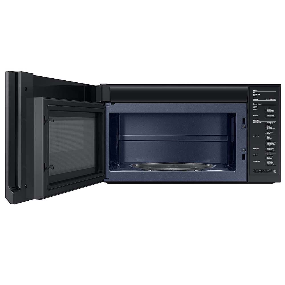 Samsung - OPEN BOX Bespoke 2.1 Cu. Ft. Over-the-Range Microwave with Sensor Cooking and Wi-Fi Connectivity - White Glass_2