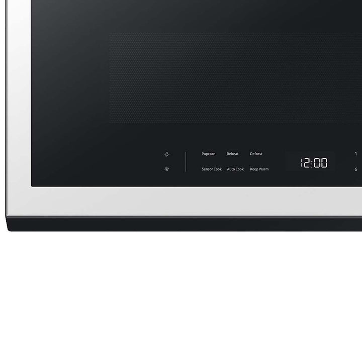 Samsung - OPEN BOX Bespoke 2.1 Cu. Ft. Over-the-Range Microwave with Sensor Cooking and Wi-Fi Connectivity - White Glass_3