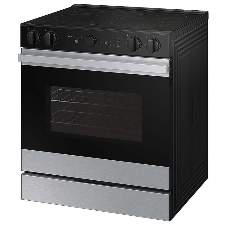 Samsung - OPEN BOX Bespoke 6.3 Cu. Ft. Slide-In Electric Range with Air Sous Vide - Stainless Steel_3