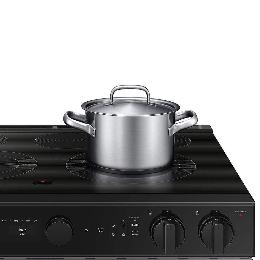 Samsung - OPEN BOX Bespoke 6.3 Cu. Ft. Slide-In Electric Range with Air Sous Vide - Stainless Steel_8